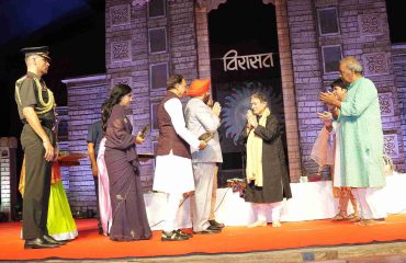 Governor on the inauguration of the 30th Heritage Art and Heritage Festival at Dr. BR Ambedkar Stadium ONGC, Dehradun.