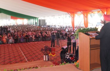 The Governor addressing the 