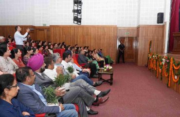 The Governor addressing the Mental Health Awareness Programme organised in collaboration with the Wonderwell Foundation at Raj Bhawan.