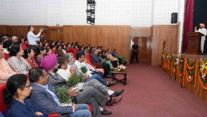 The Governor addressing the Mental Health Awareness Programme organised in collaboration with the Wonderwell Foundation at Raj Bhawan.