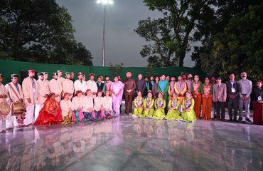 राष्ट्रपति निकेतन में आयोजित सांस्कृतिक कार्यक्रम