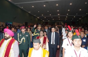 The President and the Governor on the occasion of the 20th Convocation of Kumaon University, Nainital.