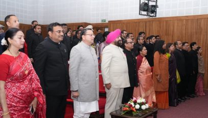 The Governor and Chief Minister participating in the Administrative Officers Conference held at Raj Bhawan.