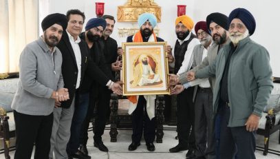Local Sikh delegation paying a courtesy call on the Governor