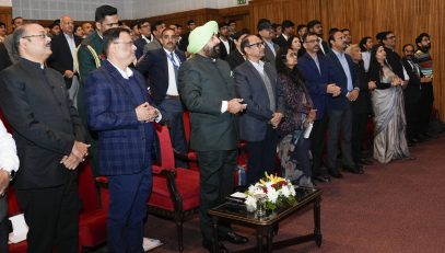 The Governor launching the policy of Uttarakhand AI Mission-2025 at Raj Bhawan.