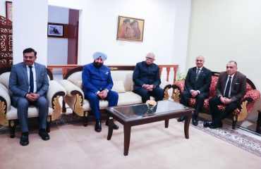 Governor of Goa, Shri P. Ashok Gajapathi Raju, and Governor, Lt Gen Gurmit Singh (Retd.) watching a cultural programme presented at Raj Bhawan.