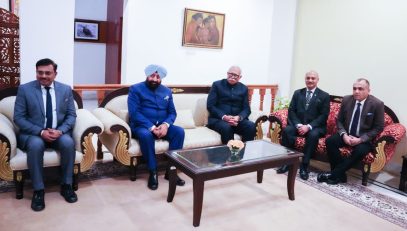 Governor of Goa, Shri P. Ashok Gajapathi Raju, and Governor, Lt Gen Gurmit Singh (Retd.) watching a cultural programme presented at Raj Bhawan.