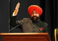 The Governor addressing the inauguration of the 'Bharat Himalayan International Strategic Manch (BHISM)' at Lok Bhavan.