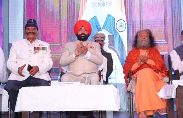 नई दिल्ली में आयोजित राष्ट्रीय सैनिक संस्था के 18वें राष्ट्रीय अधिवेशन कार्यक्रम के अवसर पर राज्यपाल।