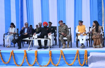The Governor participating in 'The Tehri Lake Festival' in Tehri Garhwal.