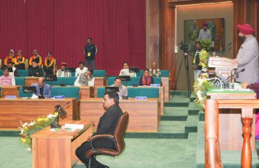 भराड़ीसैंण (गैरसैंण) में आयोजित विधानसभा के बजट सत्र