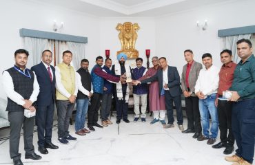 Members of the media delegation from Odisha