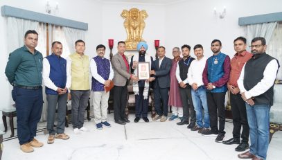 Members of the media delegation from Odisha