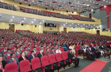 Gentleman Cadets attending the programme on “Indian Military Officers: As Nation Builders” at the Indian Military Academy.