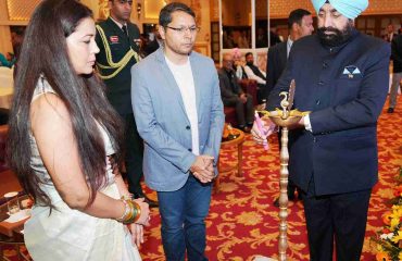 ⁠Governor inaugurating the “Ek Pahari Aisa Bhi” Awards program organized by 93.5 Red FM at Nanda Ki Chowki, Dehradun.