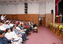 The Governor addressing the one-day seminar on the theme ‘Medical Issues and Road Accident Safety Measures