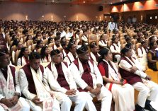 Students and other attendees present at the 37th Convocation Ceremony of Govind Ballabh Pant University of Agriculture and Technology, Pantnagar.