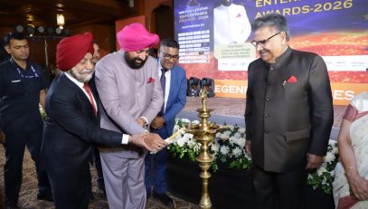 The Governor inaugurating the MIICCIA Legend Enterprise Awards-2026 ceremony held in New Delhi.