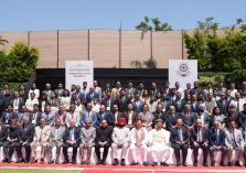 The Governor with Justices from the Supreme Court and various High Courts, as well as legal experts, on the occasion of the North Zone Regional Conference.