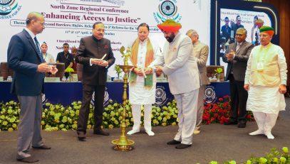 The Governor inaugurating the two-day North Zone Regional Conference, organized by the Uttarakhand State Legal Services Authority, Nainital, under the aegis of the National Legal Services Authority, New Delhi.