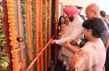 The Governor inaugurating the newly constructed hostel, 