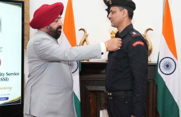 Governor Confers Distinctive Badges to Security Personnel at Lok Bhavan