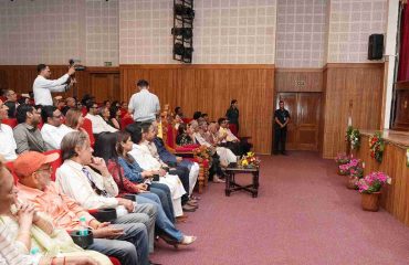 लघु फिल्म ‘मिस्टी’ की विशेष स्क्रीनिंग कार्यक्रम को संबोधित करते हुए राज्यपाल।