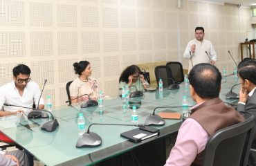 The Governor presiding over a significant discussion on the topic 