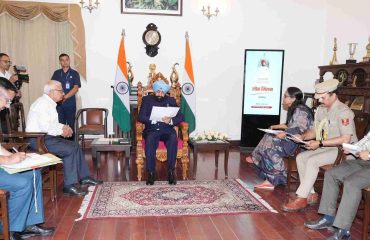 Governor Listens to Grievances of Ex-Servicemen and Citizens from Remote Areas During Public Interaction Programme
