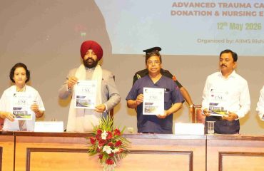The Governor releasing a magazine on the occasion of the program titled 