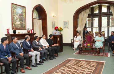 लोक भवन में आयोजित तेलंगाना राज्य स्थापना दिवस कार्यक्रम को संबोधित करते हुए राज्यपाल।
