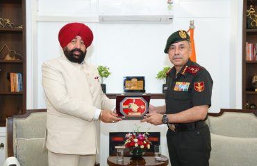 The Governor met the Chief of Defence Staff (CDS), General N. S. Raja Subramani, in New Delhi today on a courtesy visit
