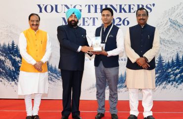 Governor attended the valedictory session of the 15th Young Thinkers Meet as the Chief Guest at Lekhak Gaon, Thano, Dehradun, on Sunday.
