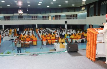 देव संस्कृति विश्वविद्यालय, हरिद्वार में ‘एआई फॉर डेमोक्रेसी’ विषय पर आयोजित अंतर्राष्ट्रीय समिट को संबोधित करते हुए राज्यपाल।
