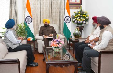 Vice-Chancellor of Punjabi University, Patiala, Dr. Jagdeep Singh, calls on Governor