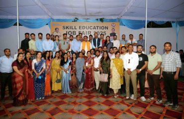 Vocational Trainers with State Team at the Job Fair