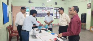 Inspection of Light House For the Blind, Kolkata