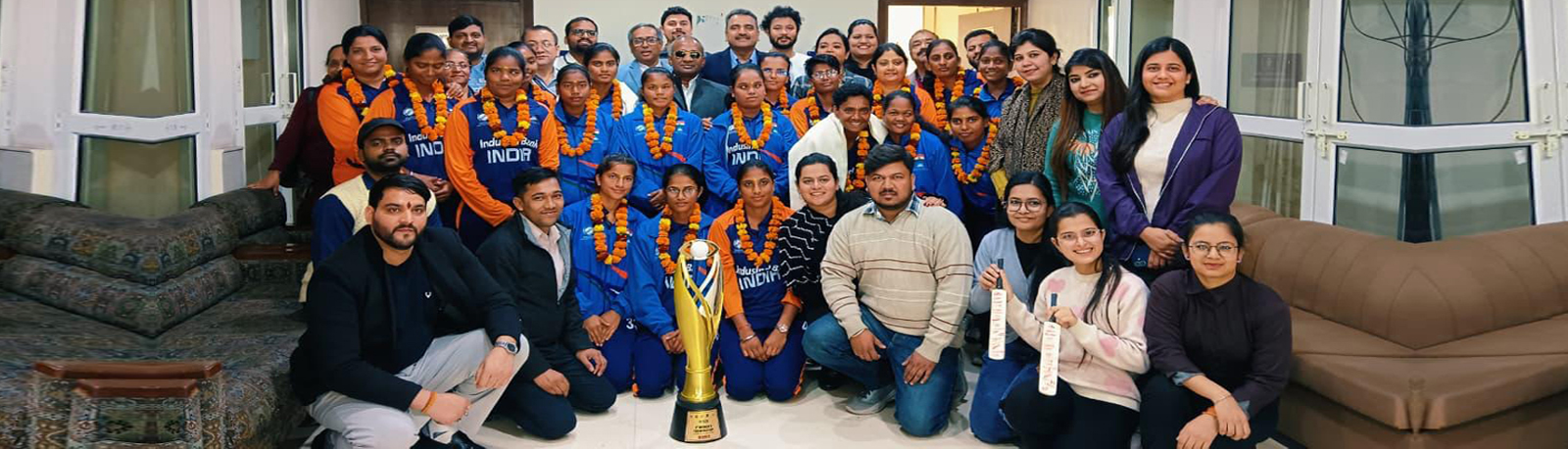 Office of CCPD Welcomed Indian Women Cricket Team – Visual Impairment on 28 November 2025