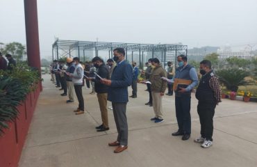 Voter pledge by Vigilance Bureau Officers