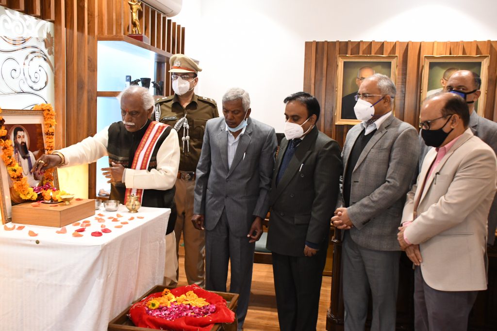 Haryana Governor Shri Bandaru Dattatraya paid homage to Sant Shiromani Shri Guru Ravidas Ji