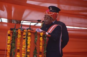 राज्यपाल श्री बंडारू दत्तात्रेय पानीपत के काला आम्ब में आयोजित मराठा शौर्य दिवस समारोह को संबोधित करते हुए