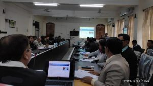 Deputy Commissioner, Hojai delivering his inaugural speech on district website and DM Dashboard