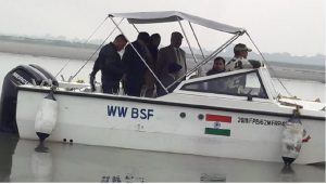 Transport and NIC officials travel 68-km on speed boat across the Brahmaputra river for inauguration of DTO South Salmara at one of the most remote locations