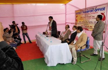 Commissioner Transport Assam Shri Adil Khan, IAS, inaugurating DTO South Salmara