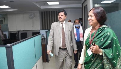 Chief Secretary of Assam Shri Jishnu Barua, IAS visit NIC Assam State Centre