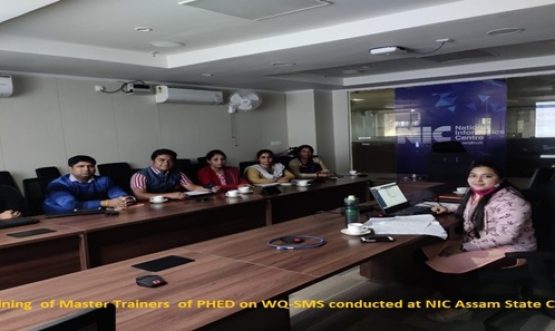 Master trainer’s training on ‘WQ-SMS’