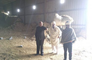 Shri Shravan Kumar Garg, Chairman, Gau Seva Aayog, visited Shri Radha Krishna Gaushala at Munak, District Karnal.