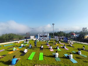 योग लाइव स्ट्रीमिंग, मानसखंड विज्ञान केंद्र श्यालीधार अल्मोड़ा