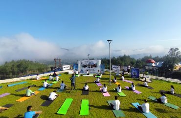 योग लाइव स्ट्रीमिंग, मानसखंड विज्ञान केंद्र श्यालीधार अल्मोड़ा