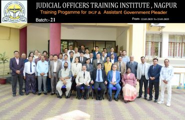 Group Photo of Participants in Training Batch no 21